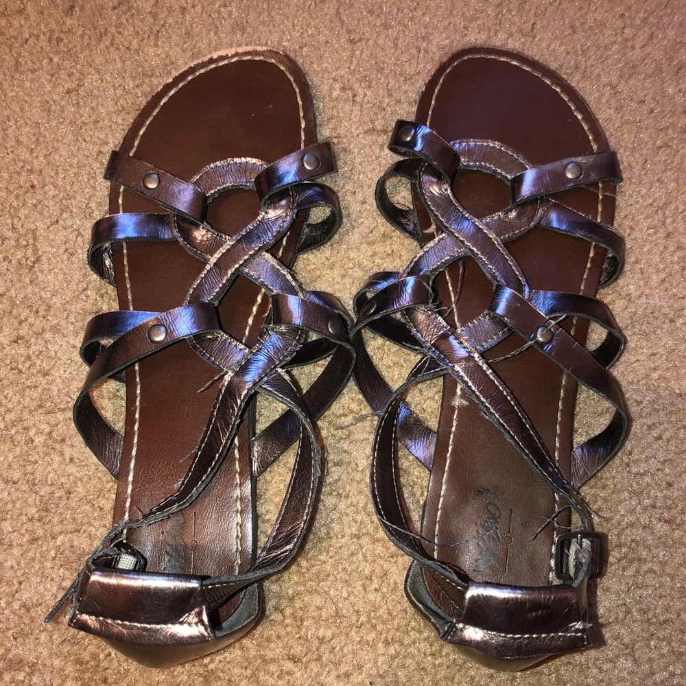 Mossimo Bronze Sandals 6.5